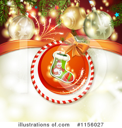 Royalty-Free (RF) Christmas Background Clipart Illustration by merlinul - Stock Sample #1156027