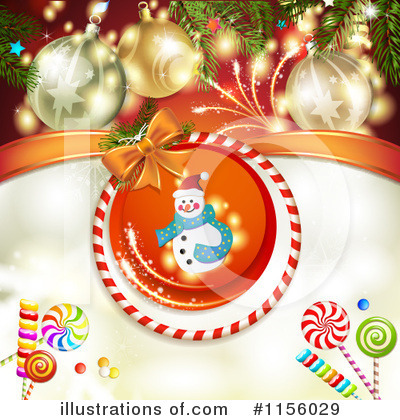 Royalty-Free (RF) Christmas Background Clipart Illustration by merlinul - Stock Sample #1156029