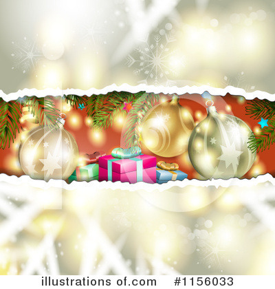Royalty-Free (RF) Christmas Background Clipart Illustration by merlinul - Stock Sample #1156033