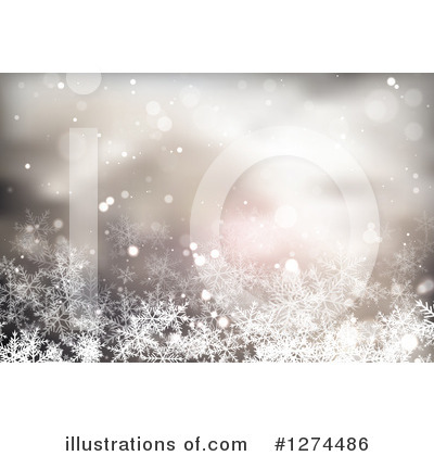 Royalty-Free (RF) Christmas Background Clipart Illustration by vectorace - Stock Sample #1274486