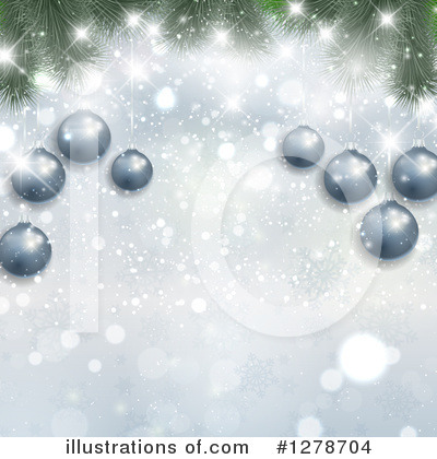 Royalty-Free (RF) Christmas Background Clipart Illustration by KJ Pargeter - Stock Sample #1278704
