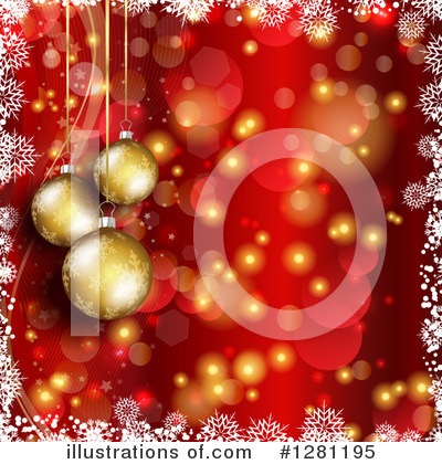 Christmas Bulbs Clipart #1281195 by KJ Pargeter