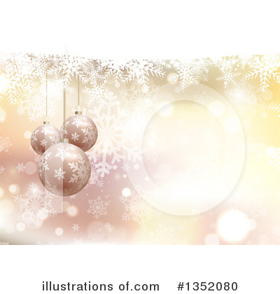 Christmas Bulbs Clipart #1352080 by KJ Pargeter