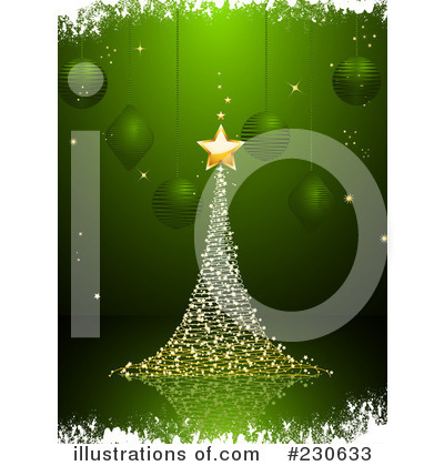 Royalty-Free (RF) Christmas Background Clipart Illustration by elaineitalia - Stock Sample #230633