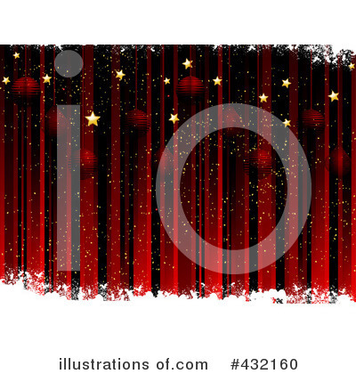 Royalty-Free (RF) Christmas Background Clipart Illustration by elaineitalia - Stock Sample #432160