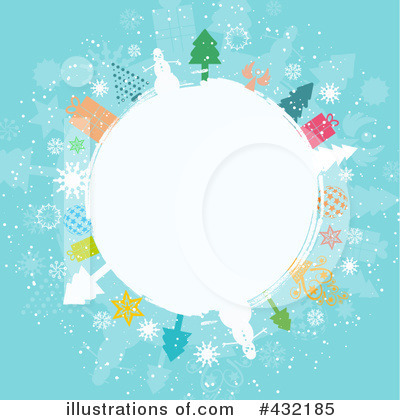 Royalty-Free (RF) Christmas Background Clipart Illustration by KJ Pargeter - Stock Sample #432185