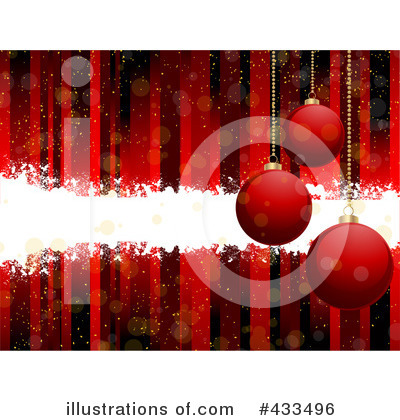 Royalty-Free (RF) Christmas Background Clipart Illustration by elaineitalia - Stock Sample #433496