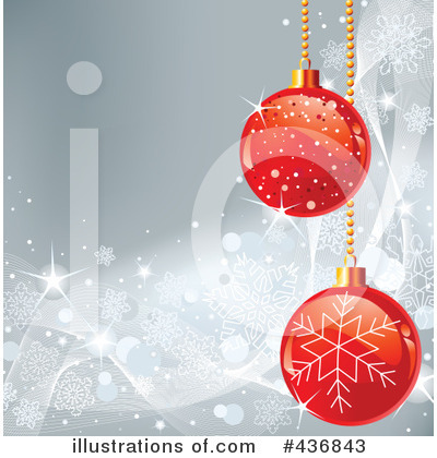 Royalty-Free (RF) Christmas Background Clipart Illustration by Pushkin - Stock Sample #436843