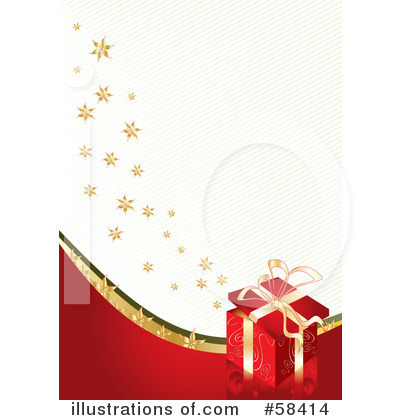 Royalty-Free (RF) Christmas Background Clipart Illustration by MilsiArt - Stock Sample #58414