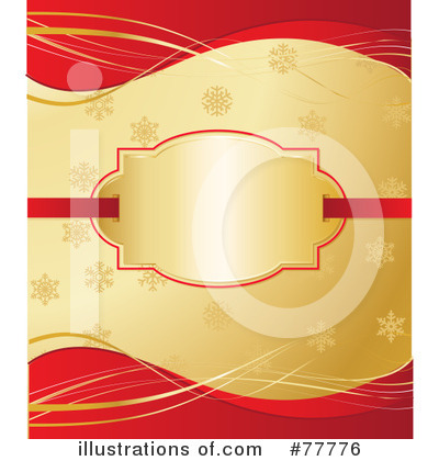 Royalty-Free (RF) Christmas Background Clipart Illustration by Pushkin - Stock Sample #77776