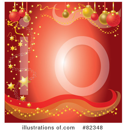 Royalty-Free (RF) Christmas Background Clipart Illustration by Pams Clipart - Stock Sample #82348