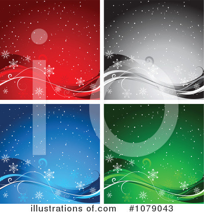 Royalty-Free (RF) Christmas Backgrounds Clipart Illustration by KJ Pargeter - Stock Sample #1079043
