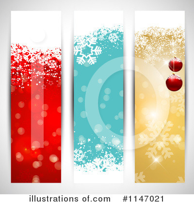 Royalty-Free (RF) Christmas Banners Clipart Illustration by KJ Pargeter - Stock Sample #1147021