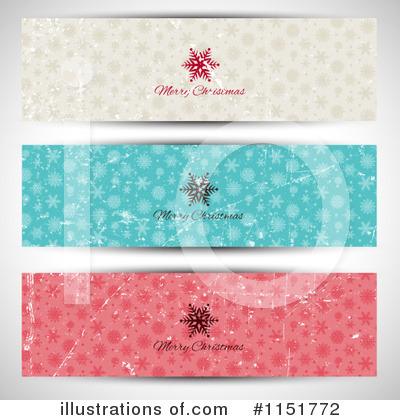 Royalty-Free (RF) Christmas Banners Clipart Illustration by KJ Pargeter - Stock Sample #1151772