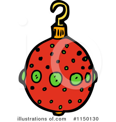 Royalty-Free (RF) Christmas Bauble Clipart Illustration by lineartestpilot - Stock Sample #1150130