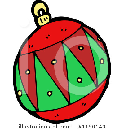 Royalty-Free (RF) Christmas Bauble Clipart Illustration by lineartestpilot - Stock Sample #1150140