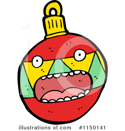 Royalty-Free (RF) Christmas Bauble Clipart Illustration by lineartestpilot - Stock Sample #1150141