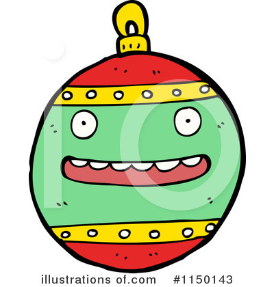 Royalty-Free (RF) Christmas Bauble Clipart Illustration by lineartestpilot - Stock Sample #1150143