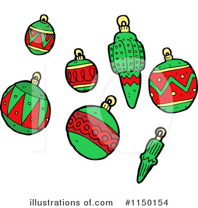 Royalty-Free (RF) Christmas Bauble Clipart Illustration by lineartestpilot - Stock Sample #1150154