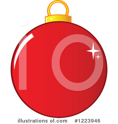 Royalty-Free (RF) Christmas Bauble Clipart Illustration by Hit Toon - Stock Sample #1223946