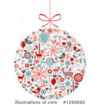 Royalty-Free (RF) Christmas Bauble Clipart Illustration by OnFocusMedia - Stock Sample #1260692
