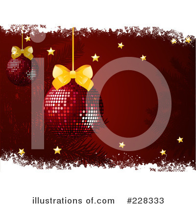 Royalty-Free (RF) Christmas Bauble Clipart Illustration by elaineitalia - Stock Sample #228333
