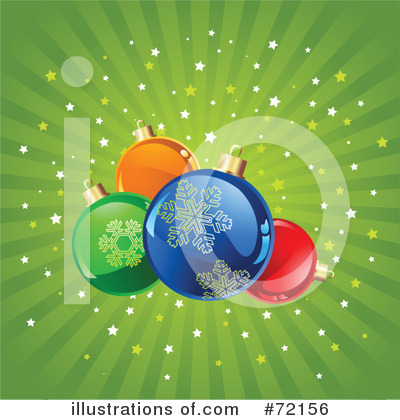 Royalty-Free (RF) Christmas Bauble Clipart Illustration by Pushkin - Stock Sample #72156