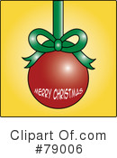 Christmas Bauble Clipart #79006 by Pams Clipart