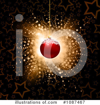 Royalty-Free (RF) Christmas Baubles Clipart Illustration by KJ Pargeter - Stock Sample #1087467