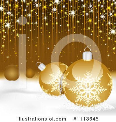 Royalty-Free (RF) Christmas Baubles Clipart Illustration by dero - Stock Sample #1113645