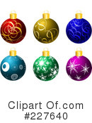 Christmas Baubles Clipart #227640 by KJ Pargeter