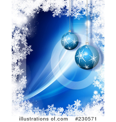 Royalty-Free (RF) Christmas Baubles Clipart Illustration by KJ Pargeter - Stock Sample #230571