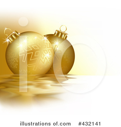 Royalty-Free (RF) Christmas Baubles Clipart Illustration by dero - Stock Sample #432141