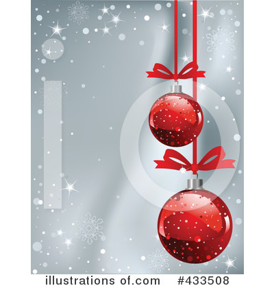 Royalty-Free (RF) Christmas Baubles Clipart Illustration by Pushkin - Stock Sample #433508