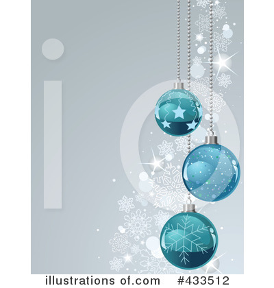 Royalty-Free (RF) Christmas Baubles Clipart Illustration by Pushkin - Stock Sample #433512