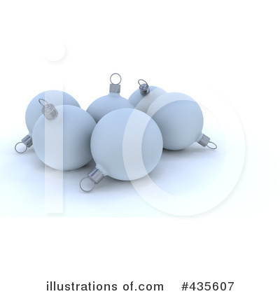 Royalty-Free (RF) Christmas Baubles Clipart Illustration by KJ Pargeter - Stock Sample #435607