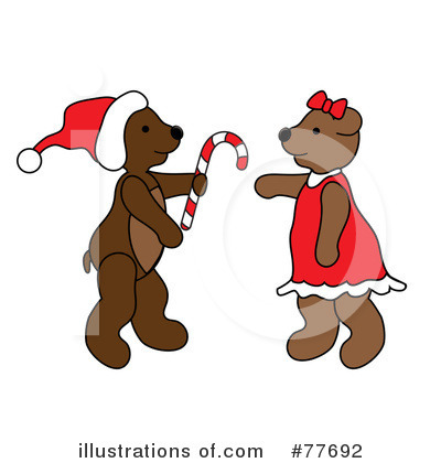 Christmas Bear Clipart #77692 by Pams Clipart