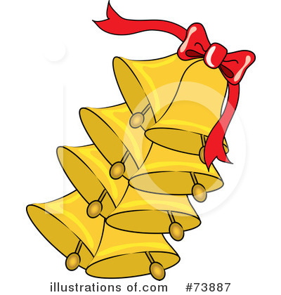Royalty-Free (RF) Christmas Bells Clipart Illustration by Pams Clipart - Stock Sample #73887