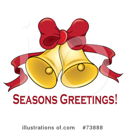 Royalty-Free (RF) Christmas Bells Clipart Illustration by Pams Clipart - Stock Sample #73888