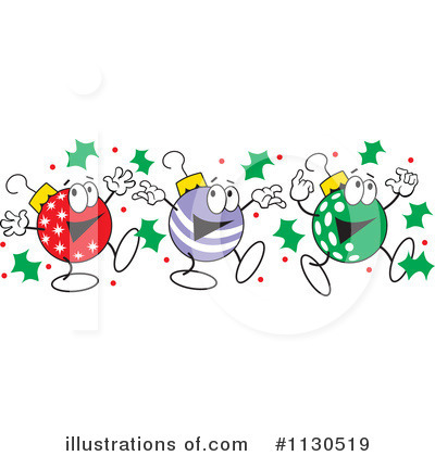 Royalty-Free (RF) Christmas Bulb Clipart Illustration by Johnny Sajem - Stock Sample #1130519