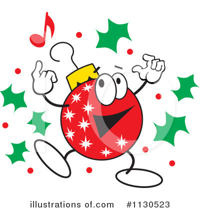 Christmas Bulb Clipart #1130523 by Johnny Sajem