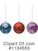 Christmas Bulb Clipart #1134563 by Andrei Marincas