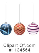 Christmas Bulb Clipart #1134564 by Andrei Marincas