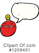 Christmas Bulb Clipart #1209431 by lineartestpilot