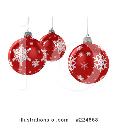 Christmas Ornaments Clipart #224868 by stockillustrations
