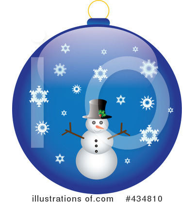 Snowman Ornament Clipart #434810 by Pams Clipart