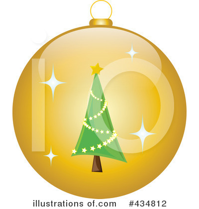 Royalty-Free (RF) Christmas Bulb Clipart Illustration by Pams Clipart - Stock Sample #434812