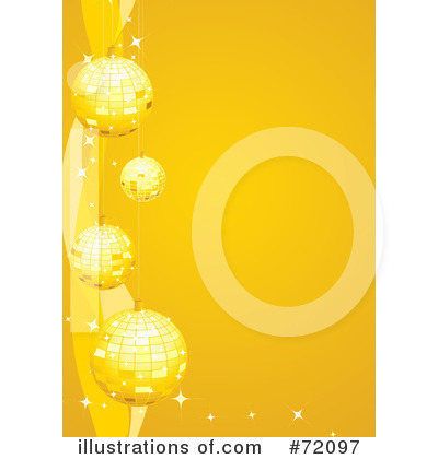 Royalty-Free (RF) Christmas Bulbs Clipart Illustration by inkgraphics - Stock Sample #72097