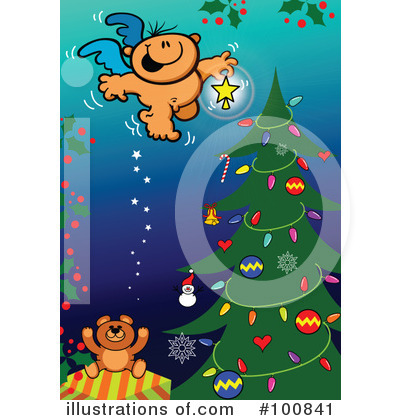 Christmas Tree Clipart #100841 by Zooco