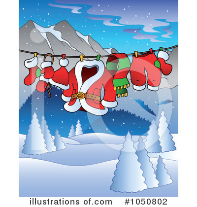 Royalty-Free (RF) Christmas Clipart Illustration by visekart - Stock Sample #1050802